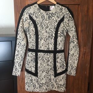 Parker Blanche Jacquard Shift Dress